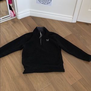 PINK VICTORIA SECRET BLACK SOFT PULLOVER